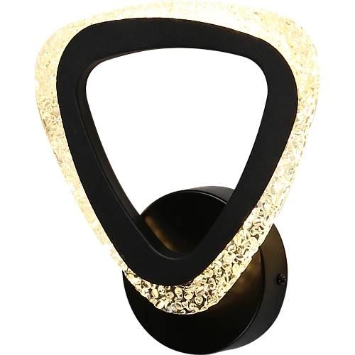 إضاءة أبليك حائط مودرن اسود لون الانارة 3 اضاءات واط 5