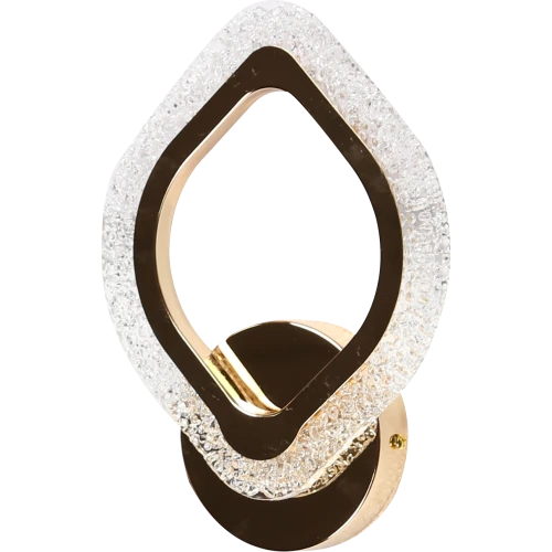 إضاءة أبليك حائط مودرن ذهبي لون الانارة 3 اضاءات واط 5