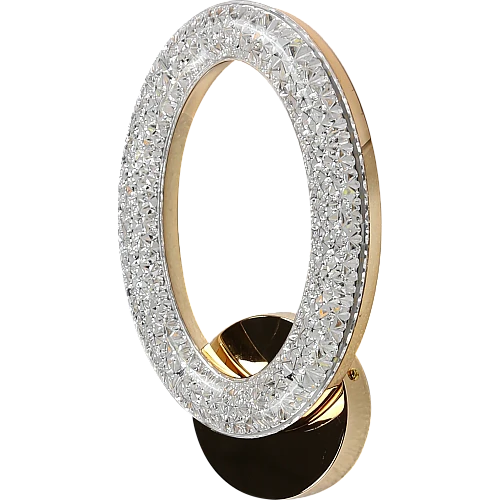 إضاءة أبليك حائط مودرن ذهبي لون الانارة 3 اضاءات واط 5