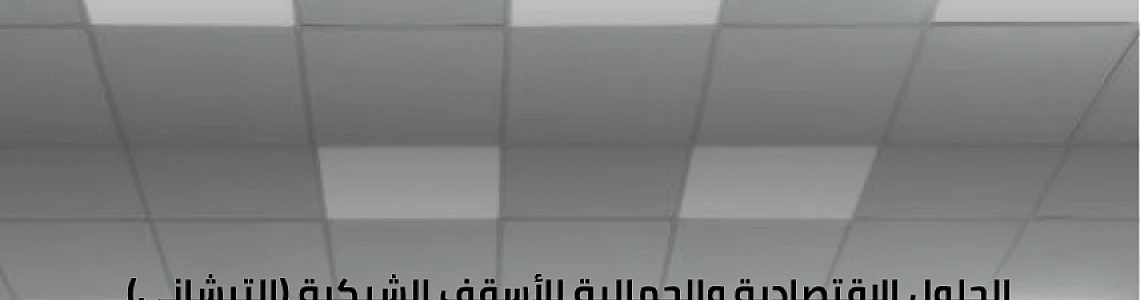 إضاءة السقف المستعار: الحلول الاقتصادية والجمالية للأسقف الشبكية (التيشاني) وكيفية التأسيس الموفر