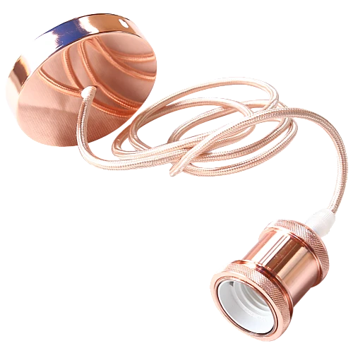 إنارة معلقة حديد مع هولدر نحاسي جذاب