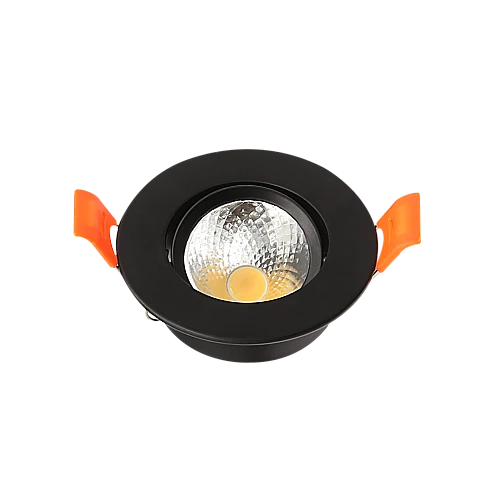 كشاف دفن لون الاضاءة اصفر جرم اسود 5 سم متحرك 5 واط