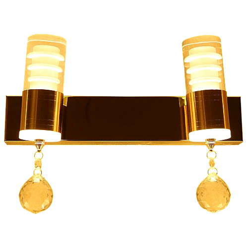 ابليك جداري ثلاثي ذهبي لون الانارة 3اضاءات