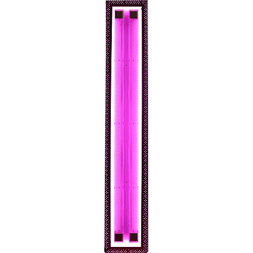 كشاف قاعدة لون الانارة 3 اضاءات إطار إضاءة وردي مقاس 120 سم 75 واط