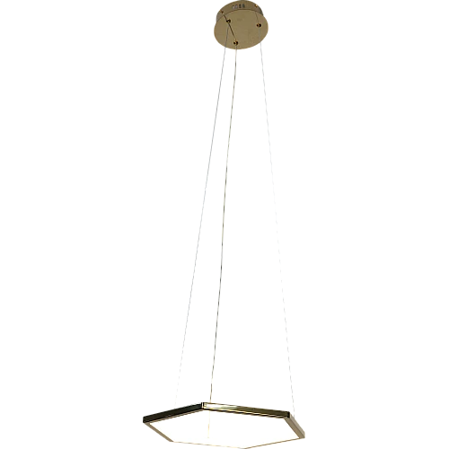 نجف مودرن ذهبي اصفر 20 واط قطر 40 سم