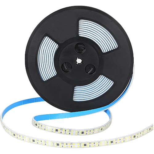 شريط زينة لون الانارة اصفر لاصق 10 متر 240 شريحة كهرباء مباشر 220 فولت لا يحتاج الى محول