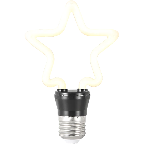 لمبة ديكورية لون الانارة أصفر 3 واط نجمة E27