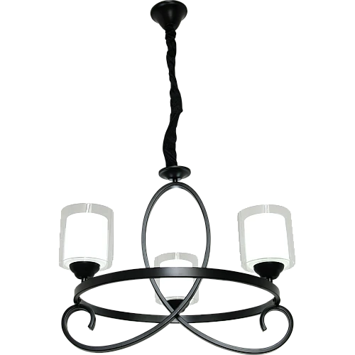  صورة منتج علاقي كلاسيك اسود E27 ثلاثي موديل HA/C5361/3BK