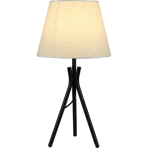  منتج ابجورة مصباح اسود طاولة تصميم حديث مودرن اضاءة هادئة وراقية-T/B4833/BK