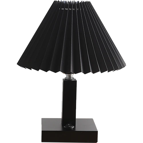  منتج ابجورة مصباح طاولة تصميم فاخر لون الشكل اسود اضاءة راقية وأنيقة-T/C5510/BK