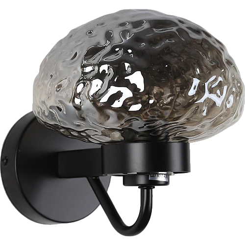 ابليك جداري مودرن اسود E27 مفرد