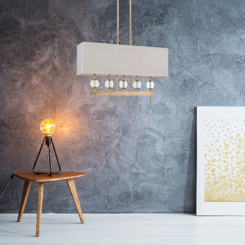 ثريا طربوش مستطيل مودرن أنيق