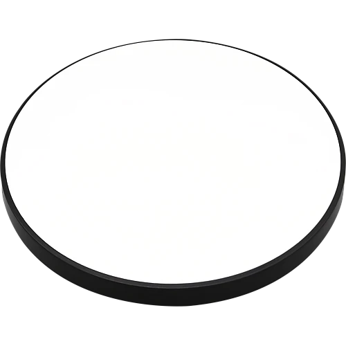 اضاءة سقفية لطش دائري اسود اشراقة متعددة الألوان ( شمسي + اصفر + ابيض ) تصميم جذاب وانارة براقة قطر 26 سم 15 واط