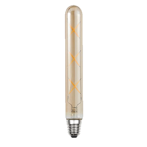 لمبة ديكورية مودرن ذهبي مع لون الانارة اصفر طول 22.5 سم 4 واط