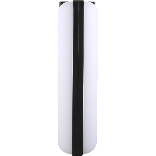 فانوس جداري مودرن اسود مع لون الانارة اصفر 24 واط