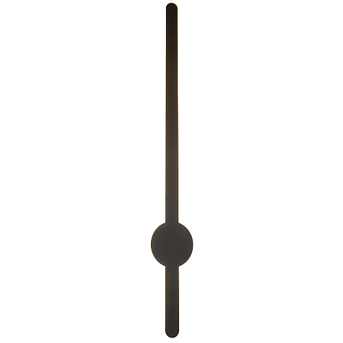 ابليك جداري مودرن اسود مع لون الانارة اصفر مقاس 900 ملم