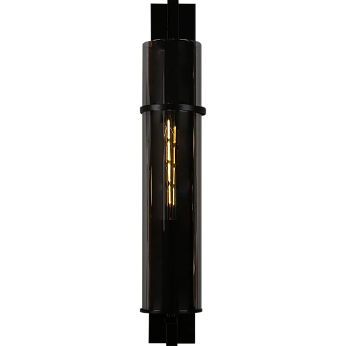 إضاءة سباركل وول جدارية مودرن مفرد اسود مع رمادي لمبة 1