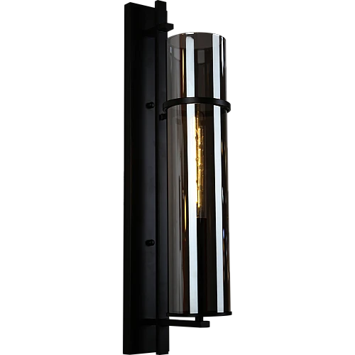 إضاءة سباركل وول جدارية مودرن مفرد اسود مع رمادي لمبة 1