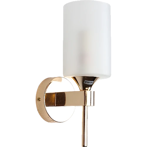 إنارة جدارية و ابليك جداري مودرن لون الشكل ذهبي مع ابيض تصميم فاخر وجميل E27*1 لمبة مفرد