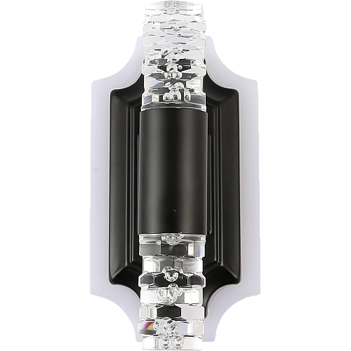  صورة منتج ابليك جداري مودرن اسود لون الانارة 3اضاءات 7 واط موديل WA/C5547/BK+3CO