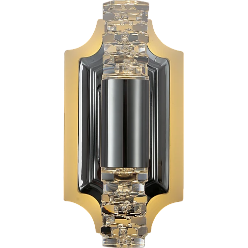 ابليك جداري مودرن فضي لون الانارة 3اضاءات 7 واط