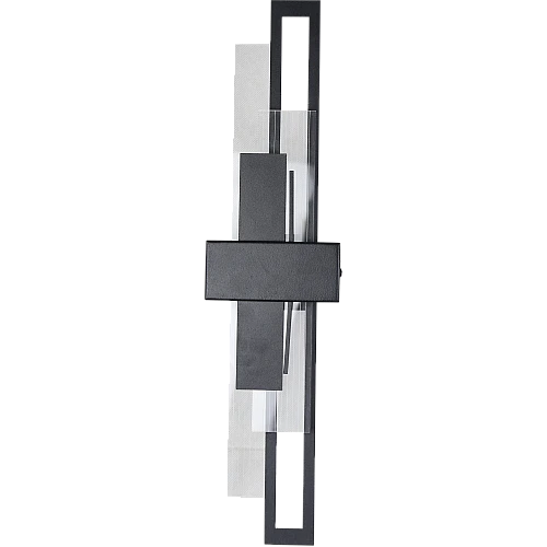 ابليك جداري مودرن اسود لون الانارة اصفر 5 واط قطر 500 ملم