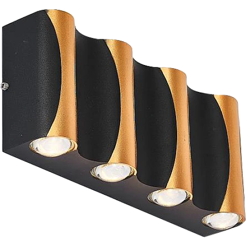  منتج كشاف بوابه لون الانارة اصفر 8 عدسات-9540/8Y/BK+GD+WW