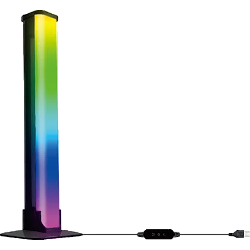 مصباح طاولة غطاء اسود لون انارة RGB ملون تفاعلي 8 واط