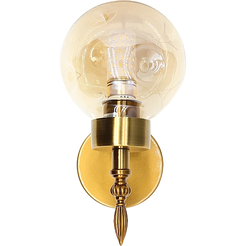 إضاءة بليسينت مون حائط مجوز زيتي مع ذهبي E27