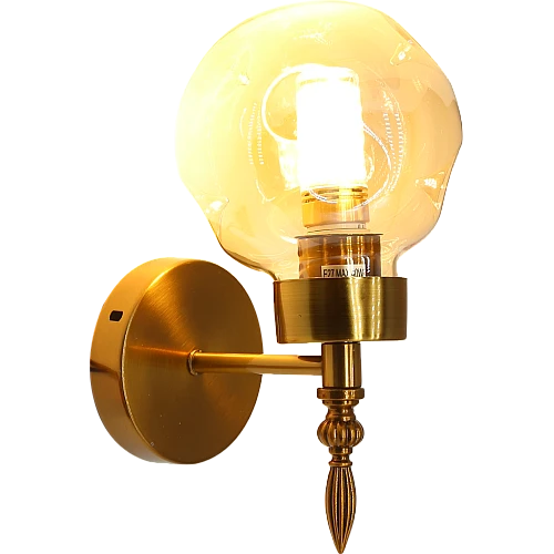 إضاءة بليسينت مون حائط مجوز زيتي مع ذهبي E27