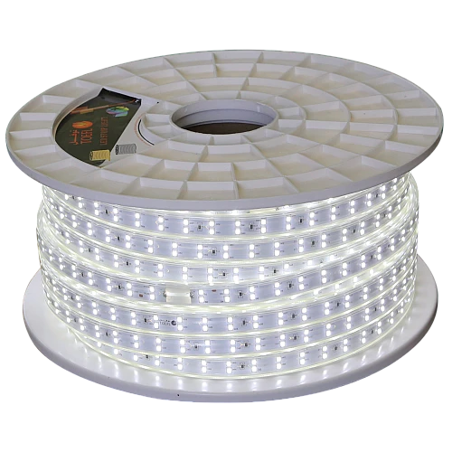 إضاءة مخفية جبس بورد ستريب لايت لون ابيض 120 شريحة لفة 50 متر توفل