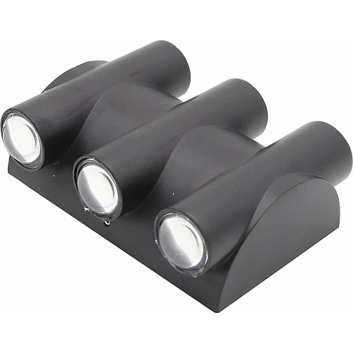  منتج كشاف بوابة اسود إضاءة لون الاضاءة اصفر 6 عدسات-9532/6Y/BK+WW