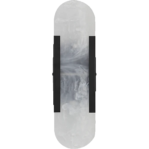 إضاءة راديانس جدارية مودرن مستطيل اسود E14