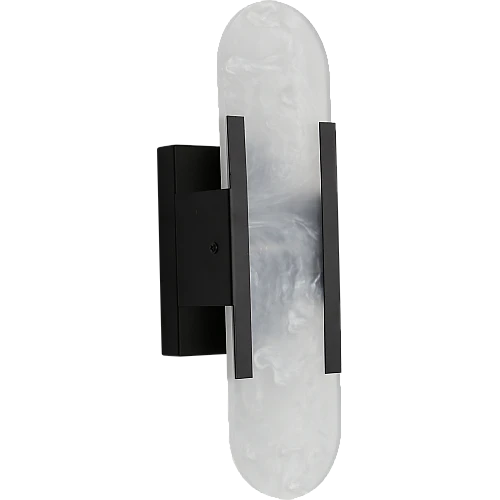 إضاءة راديانس جدارية مودرن مستطيل اسود E14