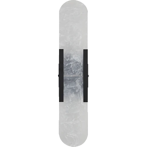 إضاءة راديانس جدارية مودرن مستطيل اسود E14 مقاس 50 سم