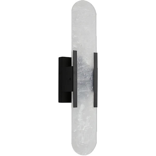 إضاءة راديانس جدارية مودرن مستطيل اسود E14 مقاس 50 سم