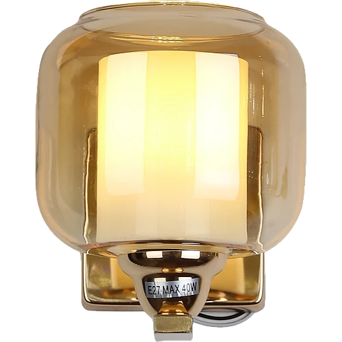 إضاءة بيم إيزي جدارية مفرد مودرن ذهبي E27