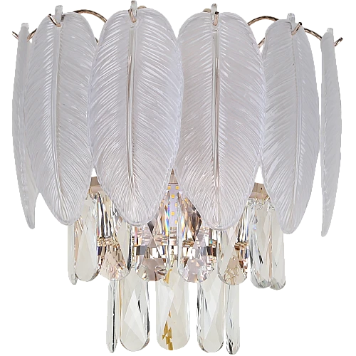 إنارة جدارية و ابليك حائط جداري مودرن لون الشكل ذهبي بتصميم فريد ومميز E14