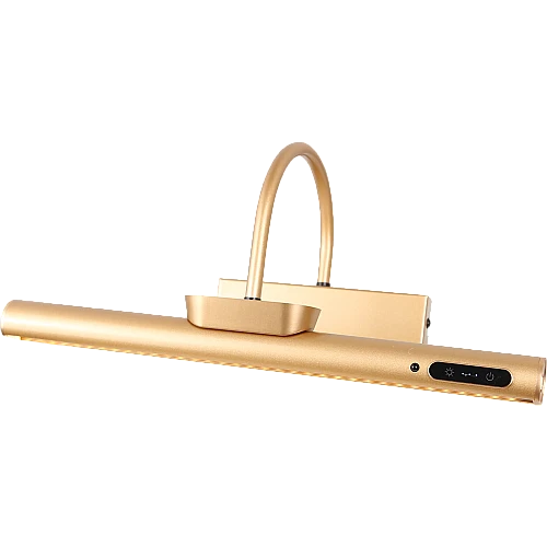  منتج ابليك جداري تعمل بالبطارية شحن لون ذهبي لون الانارة 3 اضاءات 5 واط-BA/W3000/GD+3CO