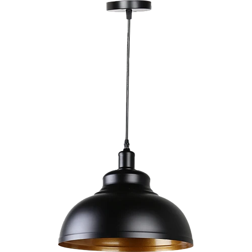 علاقي مودرن اسود مع ذهبي E27*1L