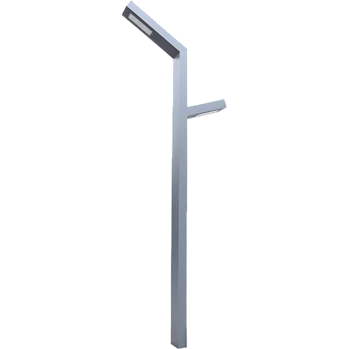  صورة منتج كشافات عمدان شوارع خارجي ارتفاع 3 متر لون الانارة ابيض 100 واط  موديل 9634/100W//GY+WH