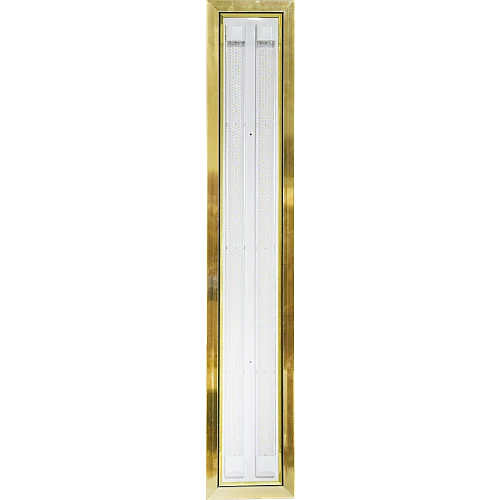 كشاف قاعدة جرم ذهبي مع لون الانارة 3اضاءات 75 واط