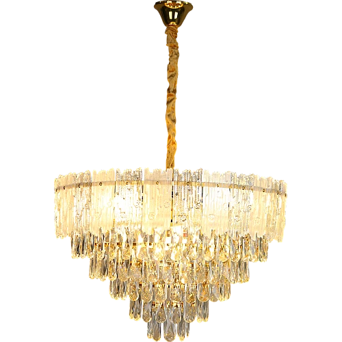 نجف مودرن ذهبي E14*9L قطر 60 سم