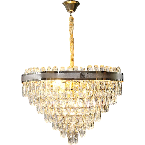 نجف مودرن ذهبي قطر 60 E14*10L سم