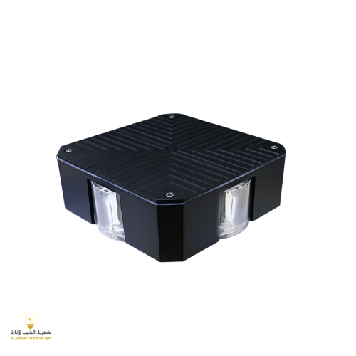  منتج إنارة جدارية خارجية وكشاف بوابة تصميم حديث وأنيق لون الانارة أصفر 4 اضاءات-9417/4X3W/BK+WW