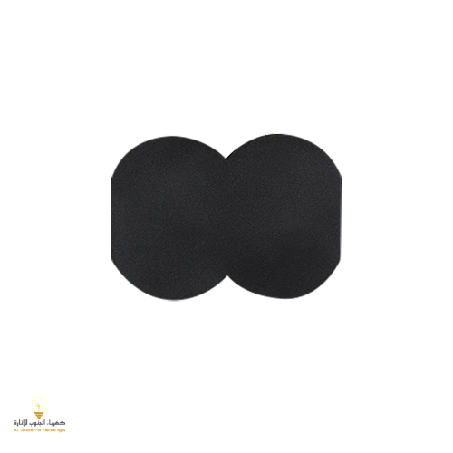  منتج لمبات جداري كشاف بوابه لون الإضاءة اصفر مع متين بإشراقة متميزه 4 واط مصنوع من البلاستيك المعالج-9537/4Y/ABS+BK+WW