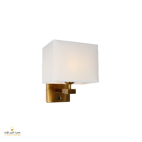  منتج ابليك جداري مودرن بلون زيتي مع لمبات E27 وبطارية ممتازة-WA/C5231/1GB+LAMP