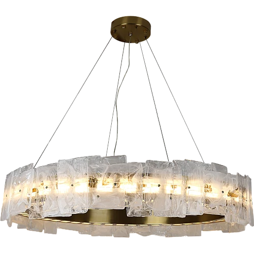 نجف مودرن زيتي لون الانارة 3اضاءات 75 واط قطر 100 سم