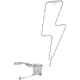 مصباح اضاءة ليد نيون على شكل صاعقة مضيئة للديكور، ازرق تعمل بالبطارية و USB