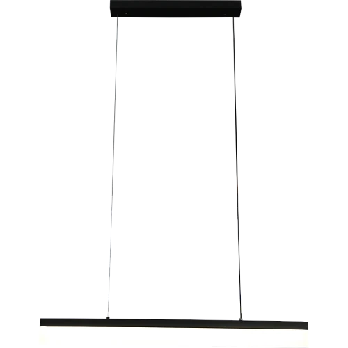 نجف مسطرة مودرن اسود 3اضاءات مقاس 80 سم